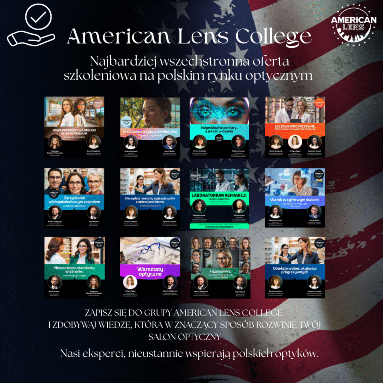 American Lens College inauguruje nowy semestr – bogata oferta szkoleń dla branży optycznej